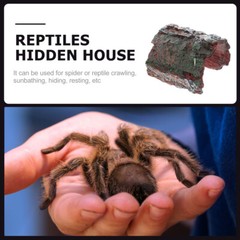 1PC Reptile Hiding Place Turtle Hideout Cave Hides Reptile Hide Cave