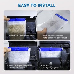 New Upgraded 6-in-1 16-Pack Aquarium Filter Cartridges, Designed for Tetra Wh…
