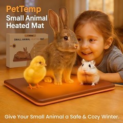 Small Animal Heating Pad, Small Animal Bed, Outdoor/Indoor Winter Thermal Hea…
