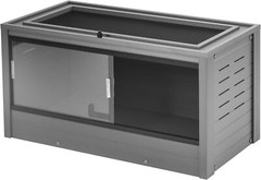 New Age Pet ECOFLEX 36″ Medium Mojave Reptile Habitat Enclosure Lounge in Grey