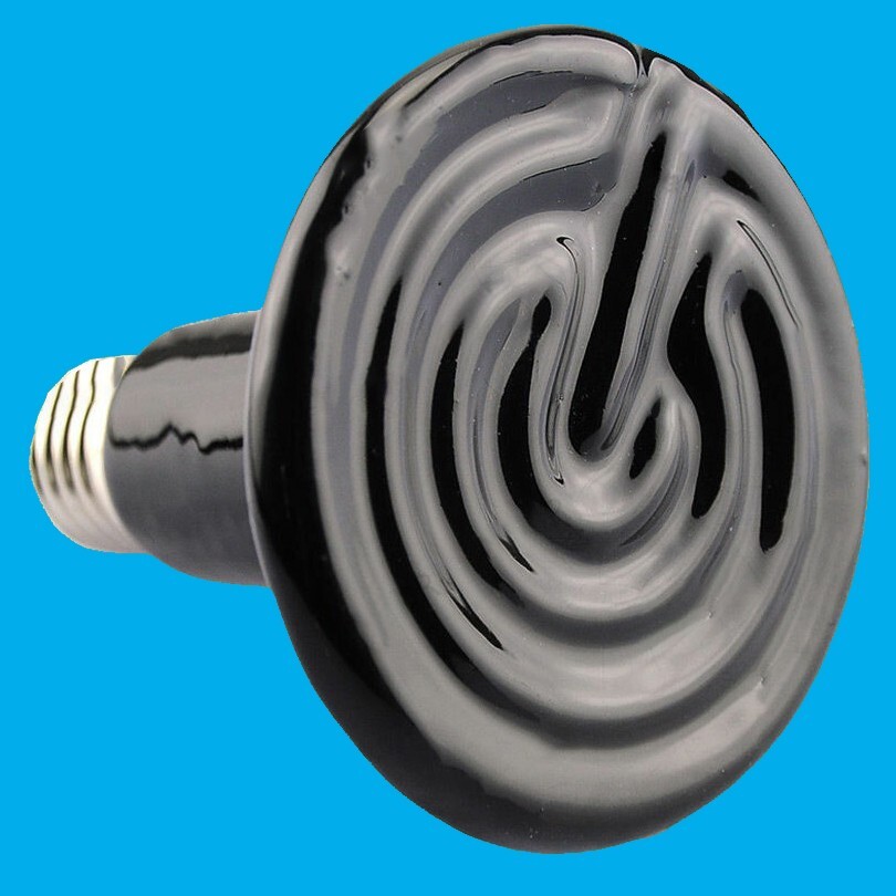 200W Ceramic Infrared Reptile Vivarium Brooder Heat Lamp Light Bulb ES E27