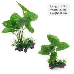 Reptile Artificial Plants 3PCS Terrarium Plants Aquarium Plants Decorations f…