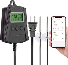 Remote Temperature Controller for Reptiles – WiFi, LCD Display, Touch Control