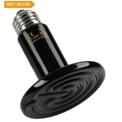 Infrared Ceramic Heat Lamp 150W – Perfect for Reptiles and Poultry Incubation