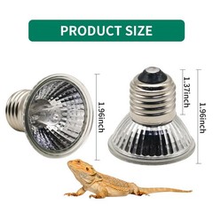 4pcs 50W UVA UVB Reptile Basking Light, Turtle, Amphibian Tanks, Terrariums
