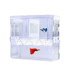 Acrylic Floating Fish Hatchery, Double Layer Fry Hatching Incubator Breeder B…