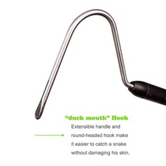 Extendable Snake Hook Reptile Corn Snake Ball Python Rattlesnake Handling Tool f