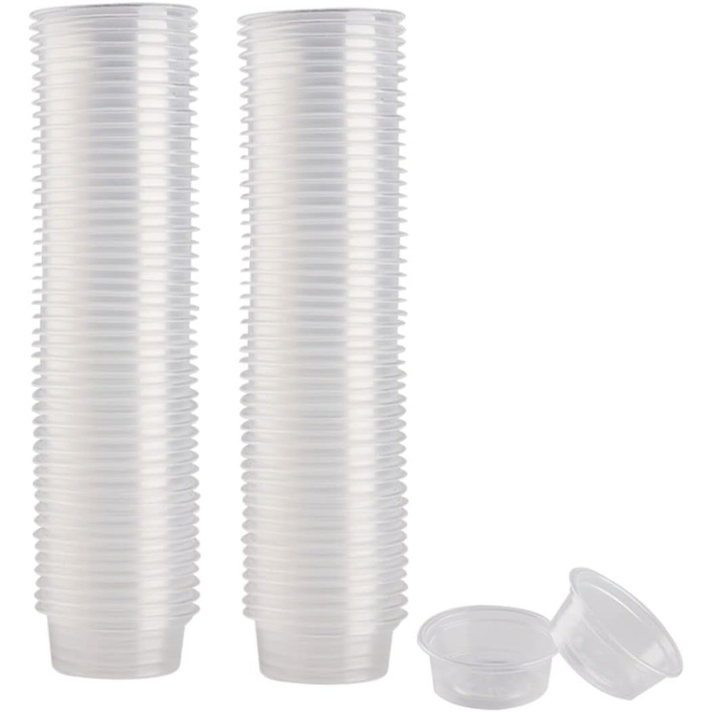Small Gecko Food and Water Cups Plastic Reptile Feeding Bowls Ledge Accessories