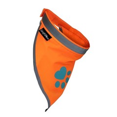 Bandana for Dogs. Blaze Orange Scarf with Reflective Collar is a Perfect Pet …