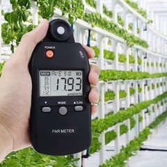 Quantum PAR Meter Full-Spectrum High Precision PPFD Tester for Photosynthetic…