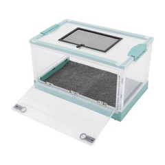 Foldable Reptile Terrarium, Snake Reptile Tank, Reptile Tank with Full View