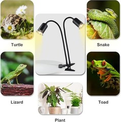 2 PCS Reptile Lamp Pet Heat Lamp Bulb Turtle Basking Light Bulbs