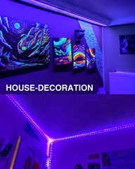 Onforu 32.8ft LED Black Light Strip Kit, 600 Units Lamp Beads, 12V 10M,