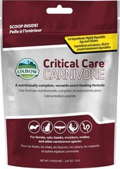 Oxbow Critical Care Carnivore, Made with Whole Egg & Dried Chicken, 2.47 oz
