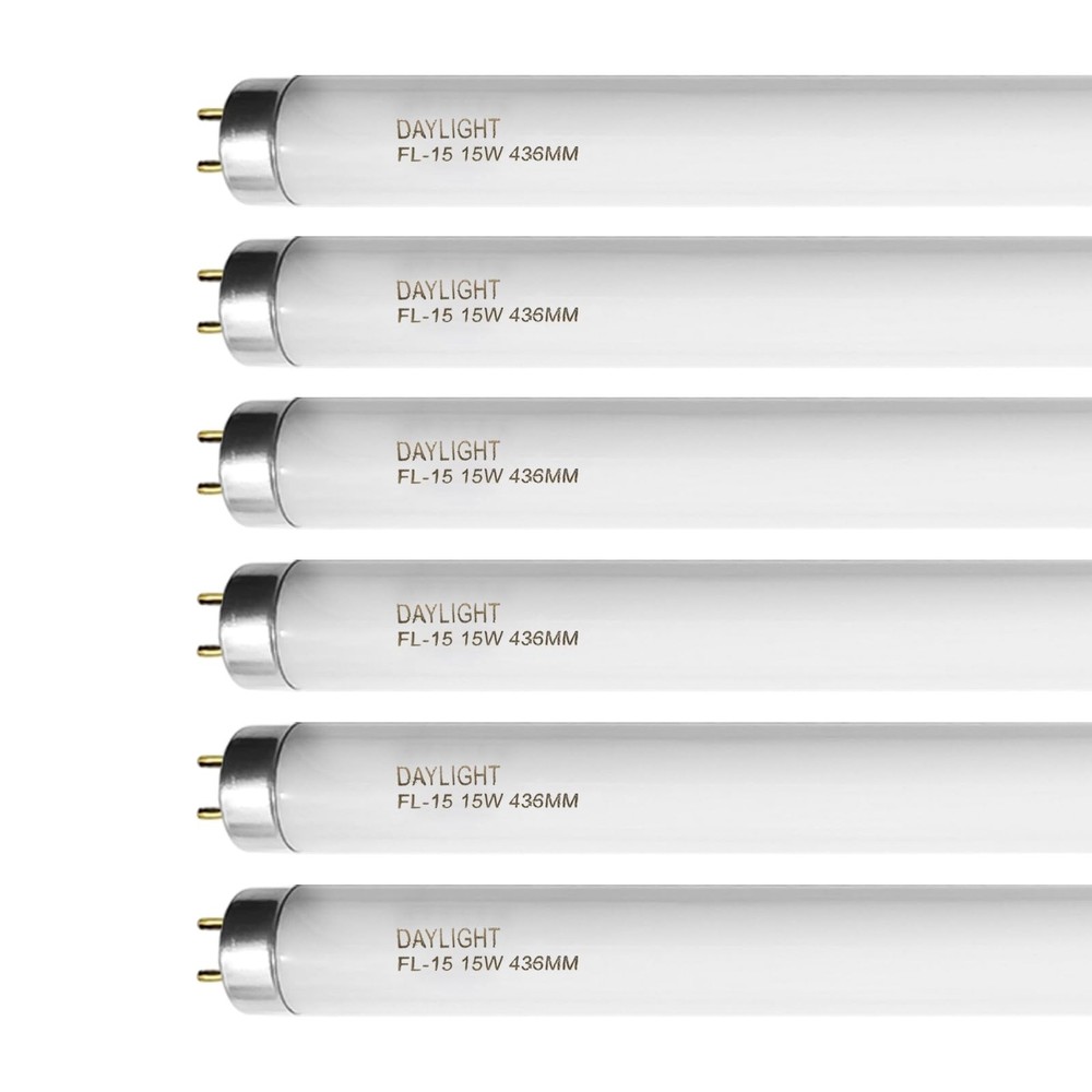 F15T8/DL 18 Inches T8 15 Watt Fluorescent Tube Compatible for Sylvania GE Eik…