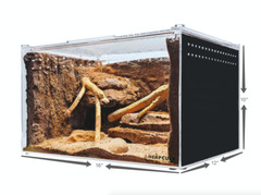 Herpcult Acrylic Reptile Terrarium Gecko Lizard Spider Vivarium Enclosure XLarge