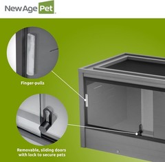 New Age Pet ECOFLEX 36″ Wide Medium Reptile Habitat for Snakes Tortoises