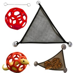 Snake Enrichment Toys Ball with Hammock, Jungle Gym Ball With Chain And Snake…