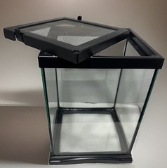 TARANTULA REPTILE GLASS NATURAL TERRARIUM – MINI TALL – (approx.) 8 x 8 x 12 IN
