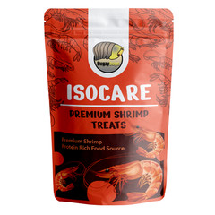 BugzyBugs Isocare Premium Dried Shrimp Treats Protein Rich Food Source 1.2oz