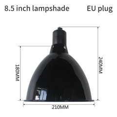 Reptile 5.5/8.5/10 Inch Deep Dome Lampshade Pet Snakes Lizards Geckos Terrariums