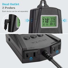 Remote Temperature Controller for Reptiles – WiFi, LCD Display, Touch Control