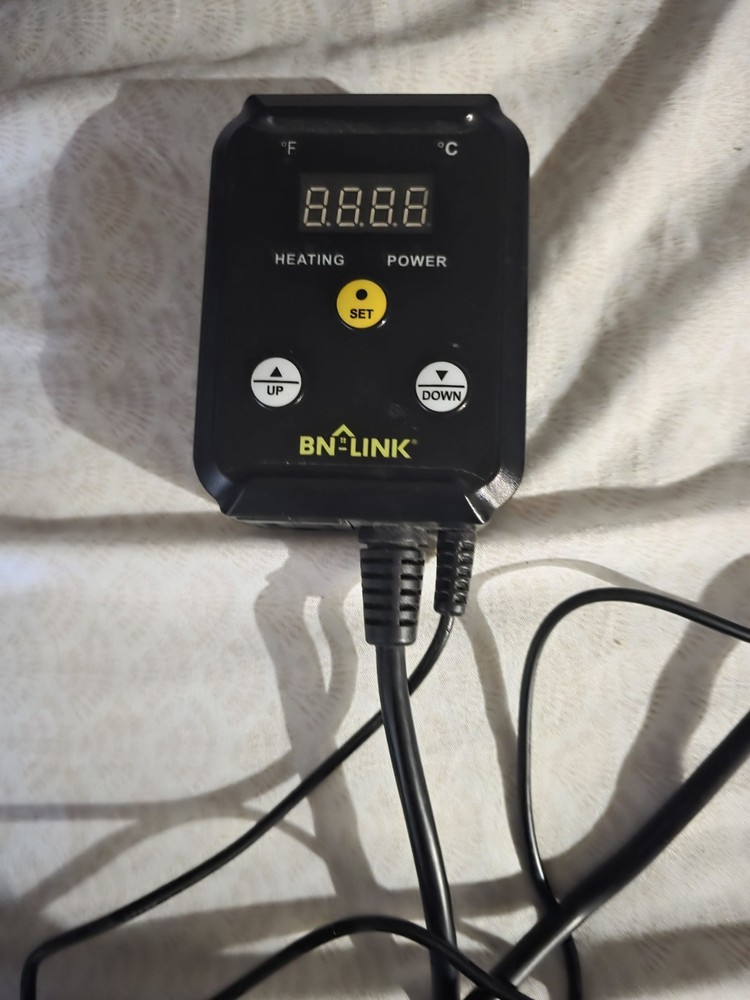 BN-LINK Heat Mat Thermostat Easy to Use and Control for Reptile Supplies