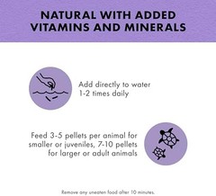 Zilla Pet Aquatic Turtle Sticks, Natural with Added Vitamins and Minerals, Nutri