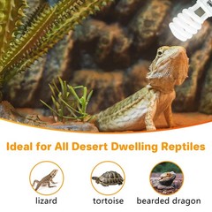 UVA UVB Reptile Light 10.0, Desert UVB 150 Compact Fluorescent Lamp, UVB Ligh…