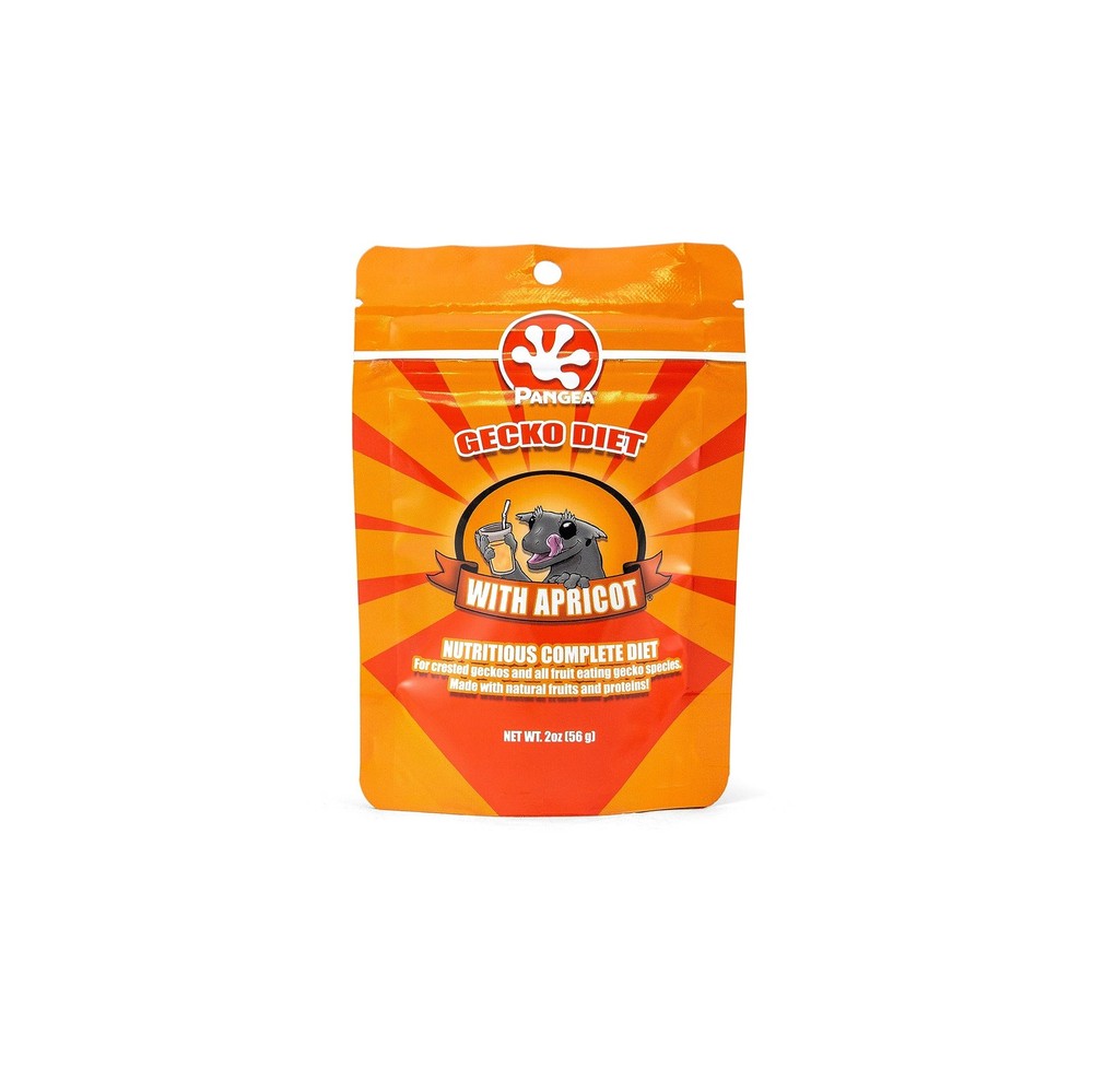 Pangea Fruit Mix Apricot Complete Crested Gecko 2 Ounce (Pack of 1), Orange