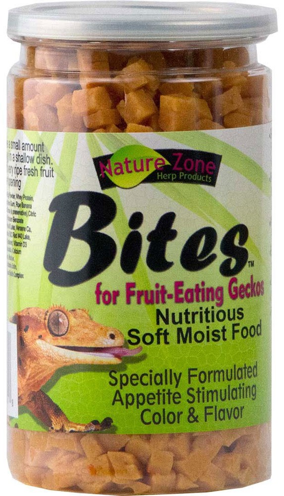 Nature Zone Gecko Bites Soft Moist Food 9 Ounce Passion Fruit Flavor
