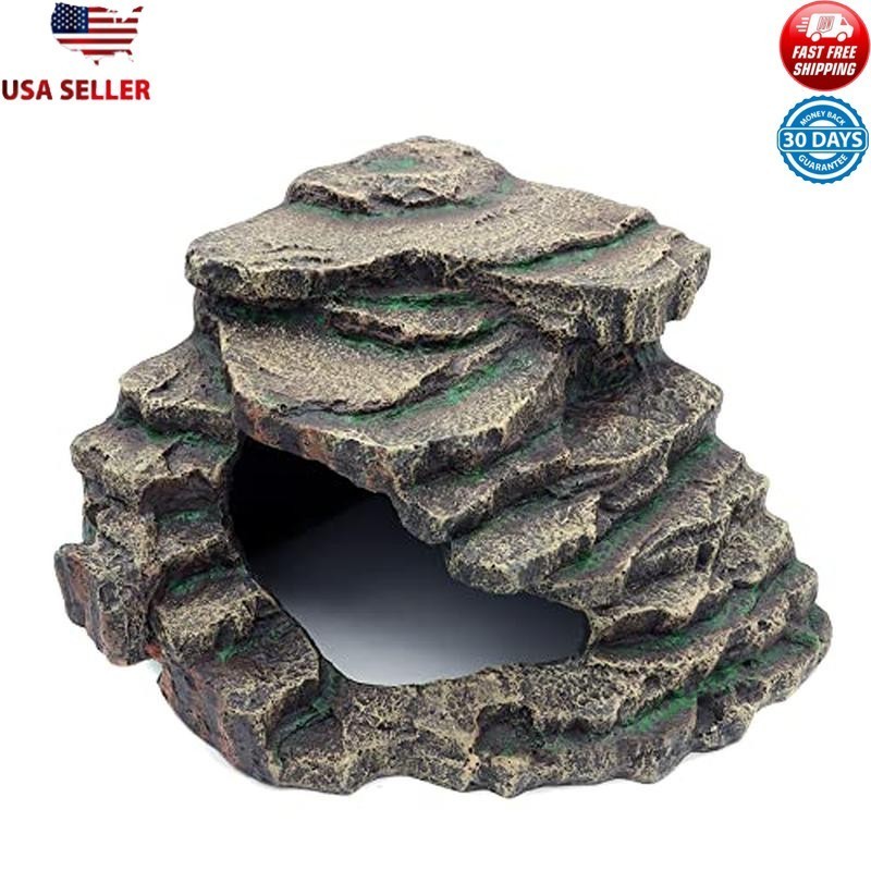 Bearded Dragon Tank Accessories Extra Large Reptile Hideouts Cave Habitat Decor