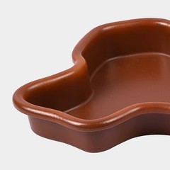 Extra Large Reptile Bathing Pool Reptile Feeding Dish Water Bowl with Ramp Aq…
