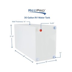 RecPro Fresh and Gray Water Holding Tank | Combo Pack | Concession/Food Truck…