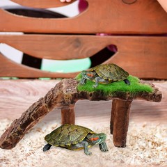 Reptile Basking Platform Turtle Resting Rockery for Tortoise Setup