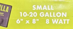 Zilla Heat Mat Terrarium Heater 6″ x 8″ 8 Watt for 10-20 Gallon Tanks