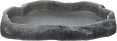 Reptile Rock Food Dish, Medium, 7.25″l x 6″w x 0.75″h, Colors may vary Black