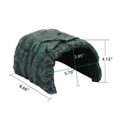 Reptile Rock Hideout Reptile Rock Hide Cave, Aquarium Habitat Décor Rock To