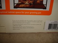 Thrive Expandable Terrarium Divider Fits 40 Gallon BRAND NEW