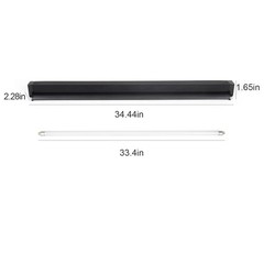39W Reptile T5 HO UVB Lighting Combo Kit, 34″ Light Fixture Reptile Terrarium…