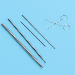 6PCS Snake Probe Kit Stainless Steel Round Head Anti Allergy Reptiles Snake