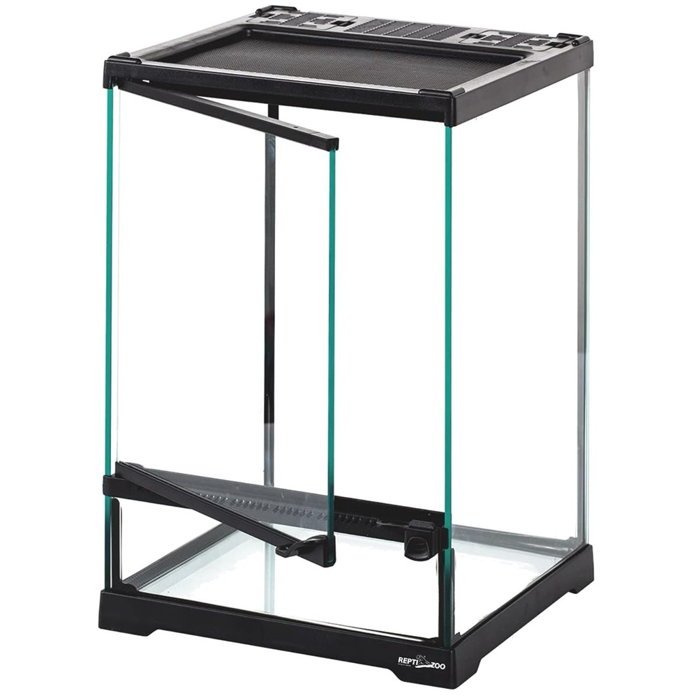 Front Opening Mini Reptile Enclosure, Glass Terrarium