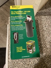 TetraFauna ReptoFilter 125 GPH For Frogs Newts Turtles (c4)
