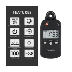 Quantum PAR Meter Full-Spectrum High Precision PPFD Tester for Photosynthetic…