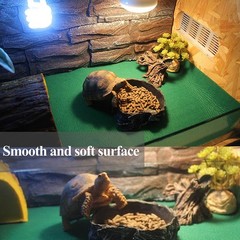 47×24 Inch Reptile Carpet Terrarium Liner Substrate Mat For Lizard Snake