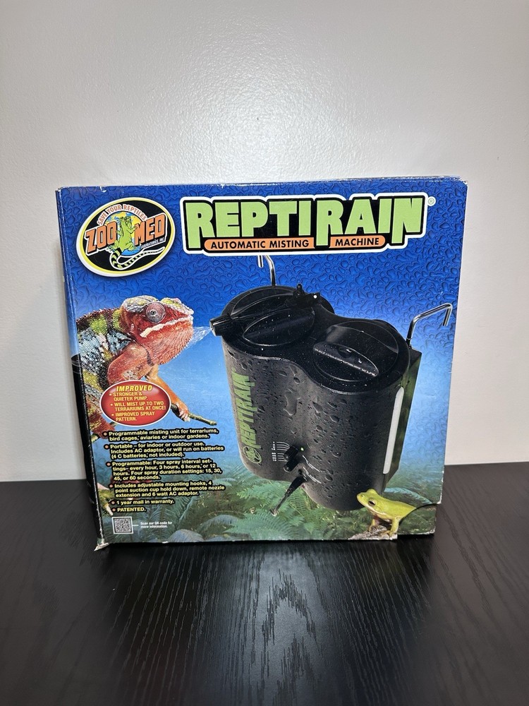 Zoo Med HM-10 Reptirain Automatic Terrarium Mister Open Box