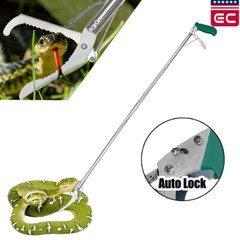 47″ Heavy Duty Snake Tongs Reptile Grabber Catcher Stick Wide Jaw Handling Tool