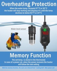 AquaMiracle Mini Aquarium Heater 5V/2A USB 10W Small Fish Tank Heater for Tan…