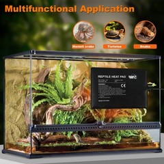 Reptile Heat Pad 6×8 Inch 8W Under Tank Terrarium Heating Mat Turtle Lizard