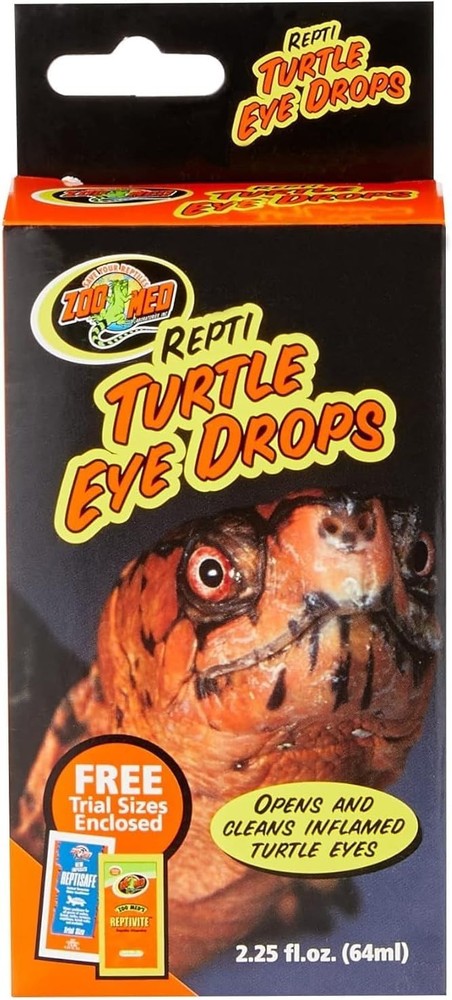 Repti Turtle Eye Drops 2.25 fl. Oz – Supports Healthy Vision in Turtles